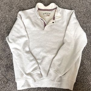 Orvis mens fleece pullover size large